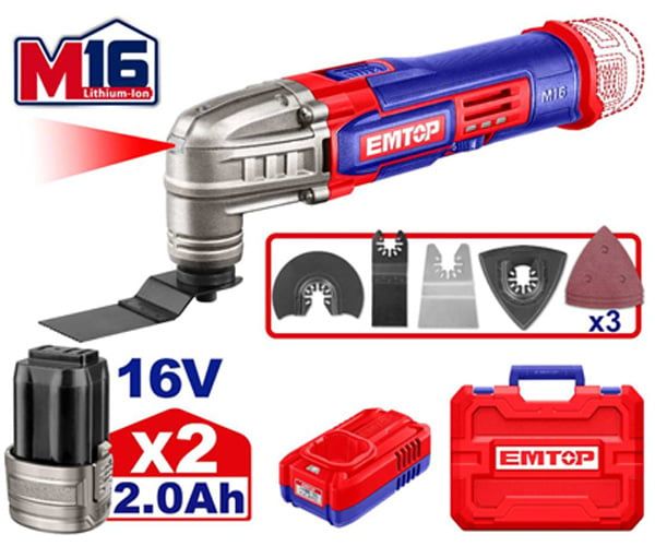 Máy cắt đa năng dùng pin 16V EMTOP ELMF16222