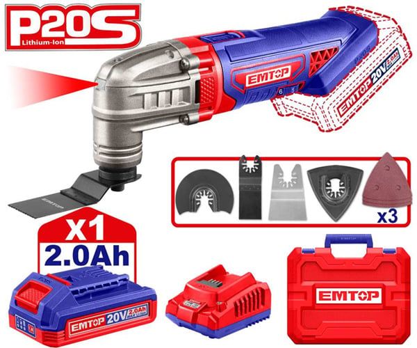 Máy cắt đa năng dùng pin 20V EMTOP ELMF20221