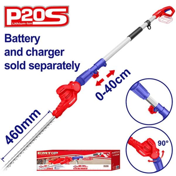 Máy cắt tỉa hàng rào dùng pin 20V EMTOP EPHT201601