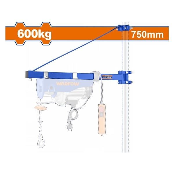 Khung đỡ máy tời điện 600kg WADFOW WETS1A01