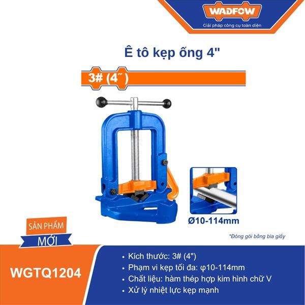 Ê tô kẹp ống 4 inch WADFOW WGTQ1204