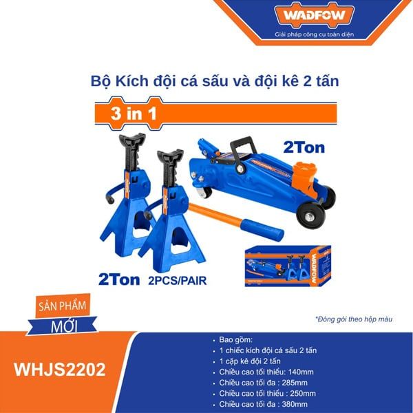Bộ Kích đội cá sấu và đội kê 2 tấn WADFOW WHJS2202