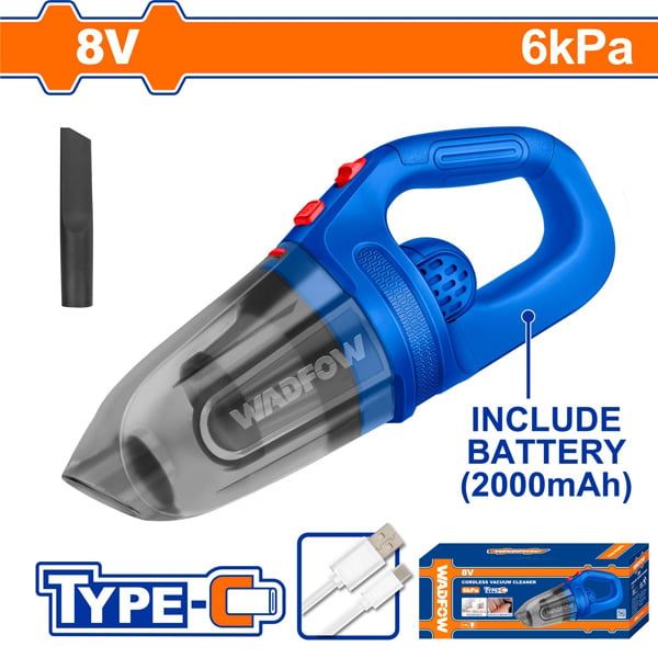 Máy hút bụi dùng pin 8V-0.45L WADFOW WLV0801