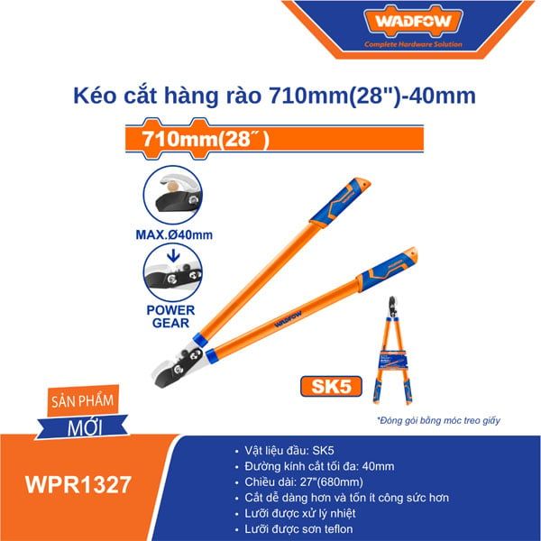 Kéo cắt tỉa cành 710mm-40mm WADFOW WPR1327