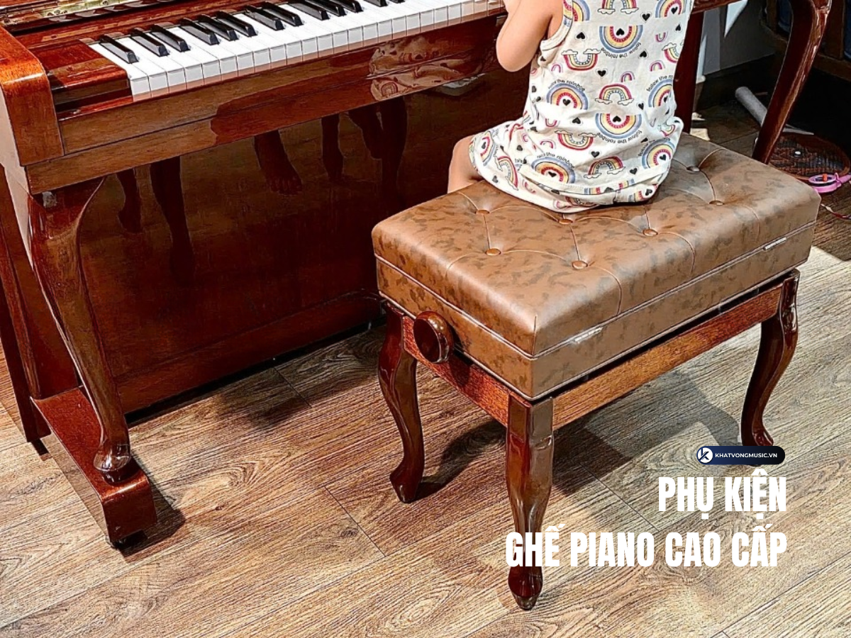 Ghế Piano cao cấp có tăng đơ