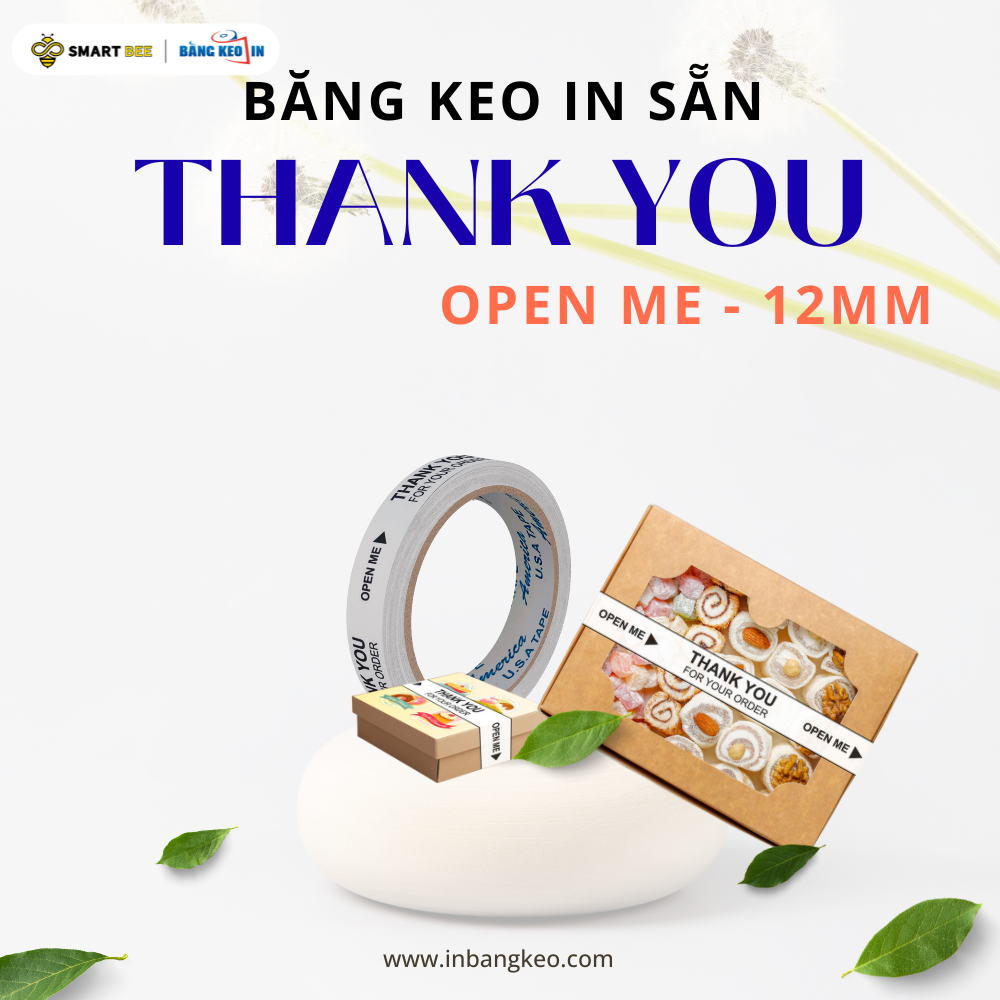 BĂNG KEO IN SẴN THANK YOU
