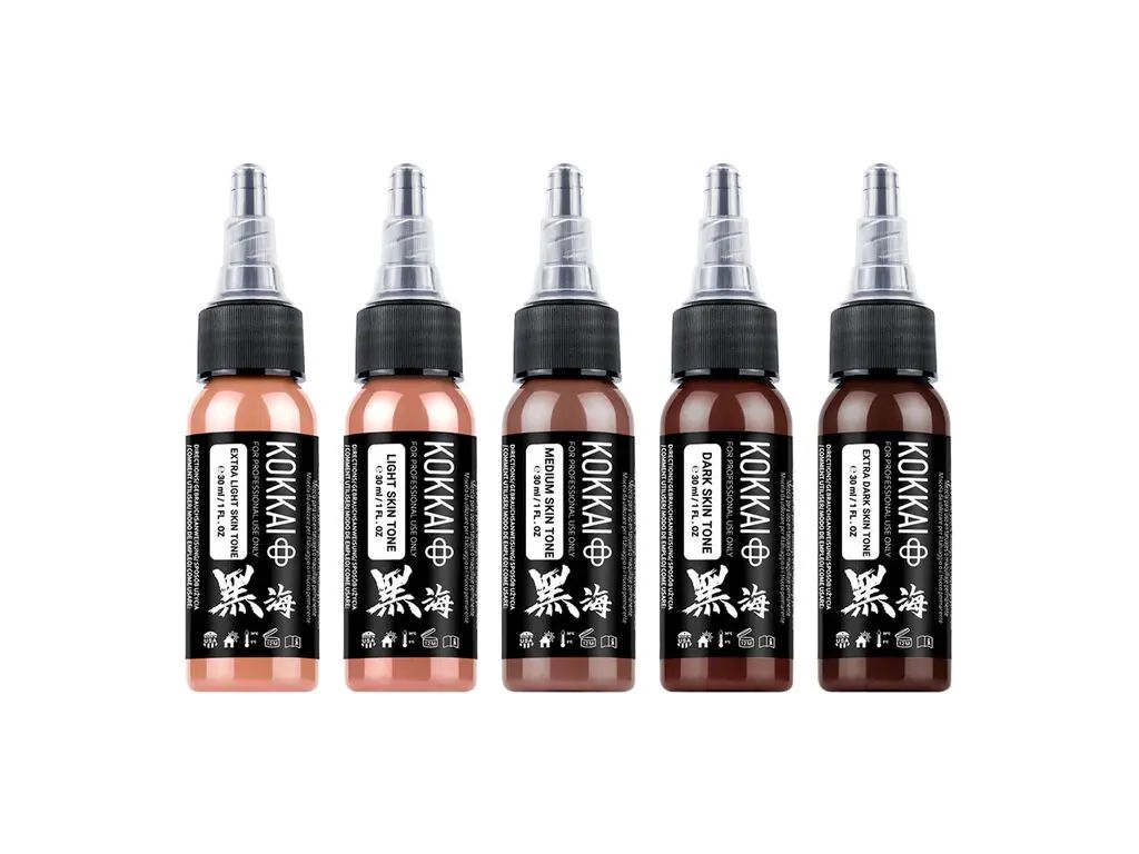 Kokkai Sumi Ink Skin Tone Set 1oz(5colors)
