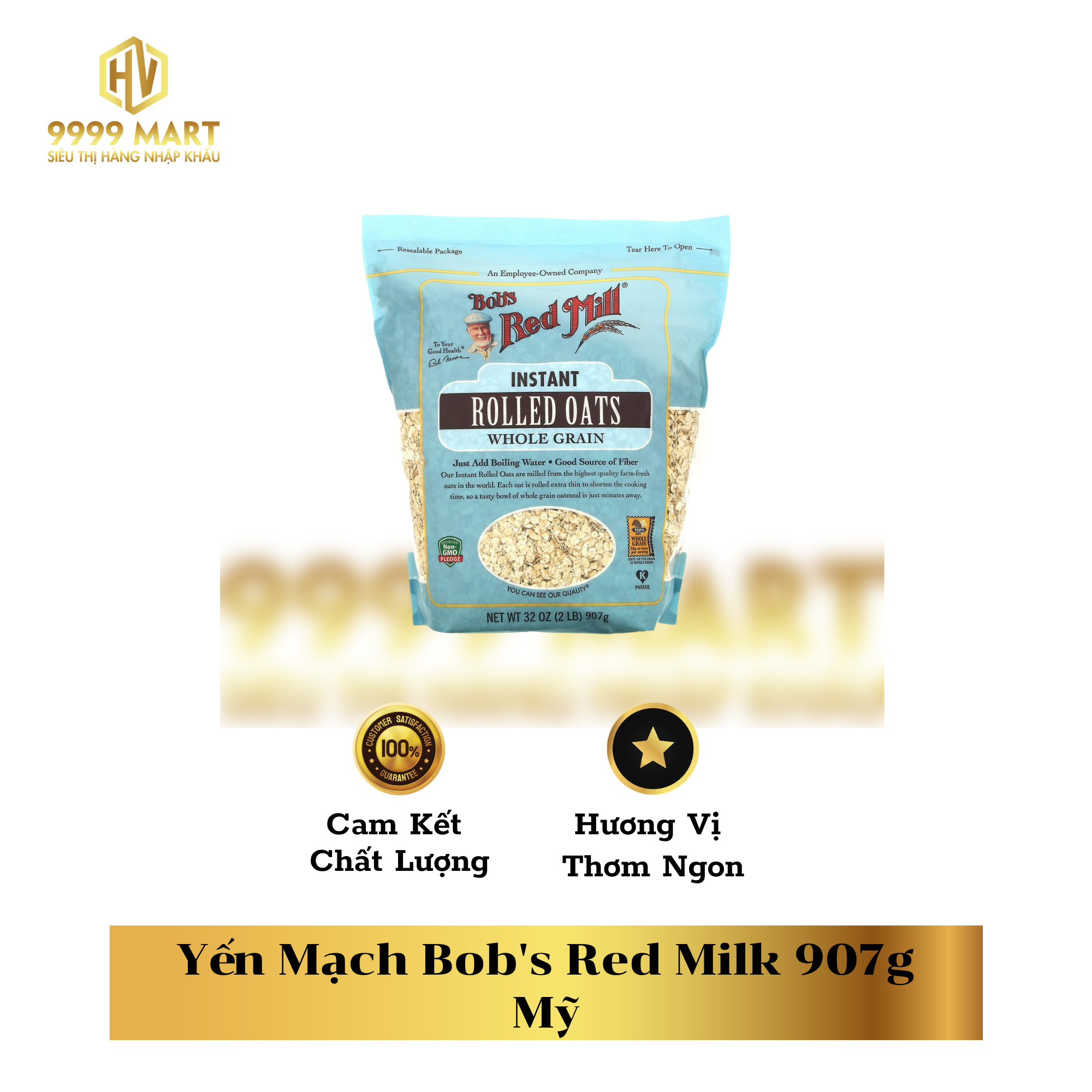 Yến Mạch Bob's Red Milk 907g Mỹ
