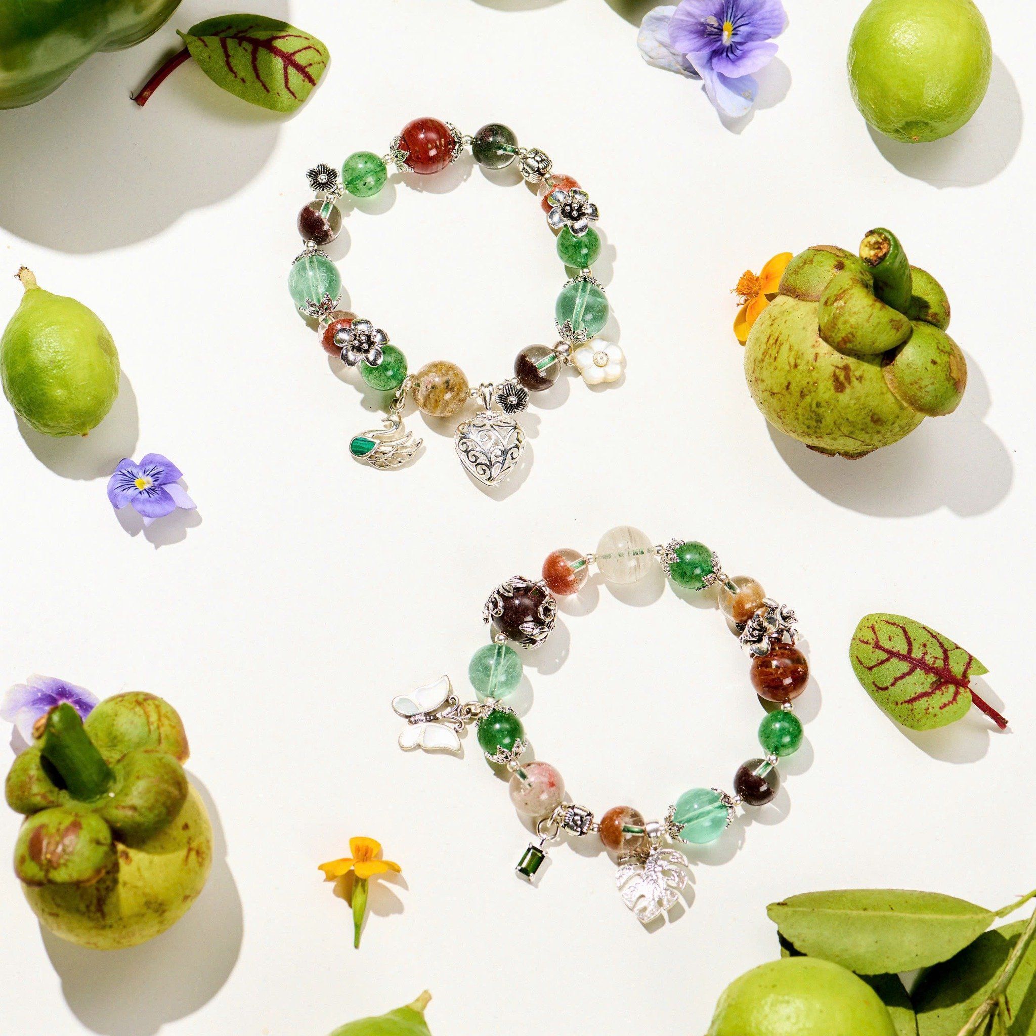 Vòng Tay Thiết Kế Nữ Ocean Glow Đá Fluorite SP008233 Gypsy.lala