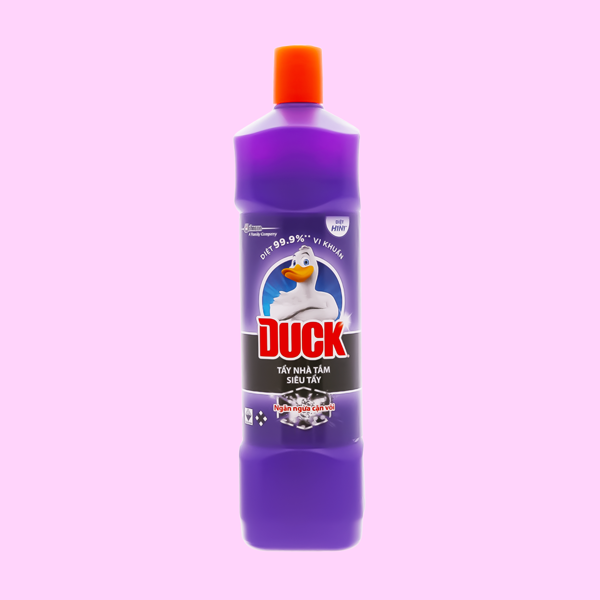Nước tẩy nhà tắm Duck Siêu Tẩy Pro 900ml, công thức đậm đặc, đánh bay vết ố vàng và cặn bám, diệt khuẩn hiệu quả – mang lại bề mặt sáng bóng, sạch thơm cho nhà tắm