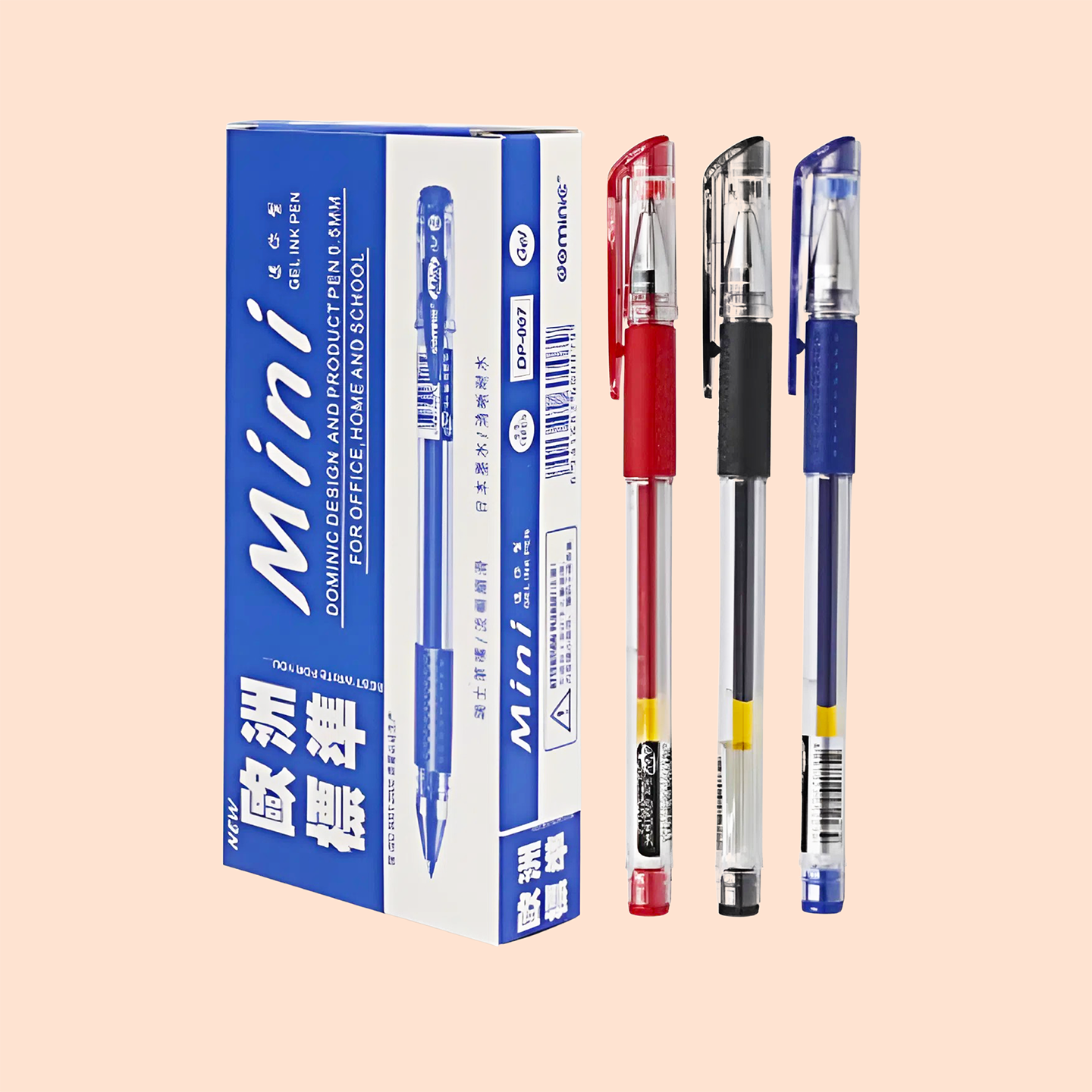 Bút gel nước mini, thiết kế nhỏ gọn tiện lợi, mực xanh/tím/đỏ/đen, nét viết trơn mượt, phù hợp ghi chú nhanh, mang theo mọi lúc mọi nơi