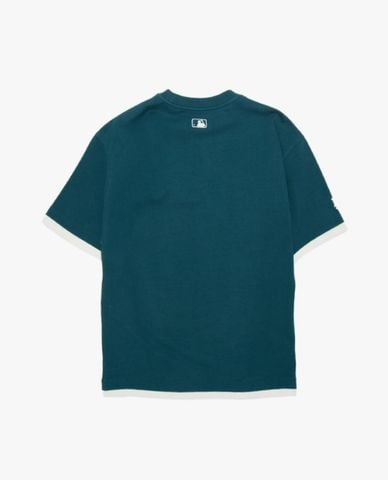 MLB - Áo thun unisex cổ tròn tay ngắn Varsity