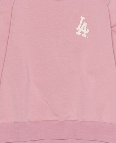 MLB - Áo sweatshirt nữ cổ tròn tay dài phối logo