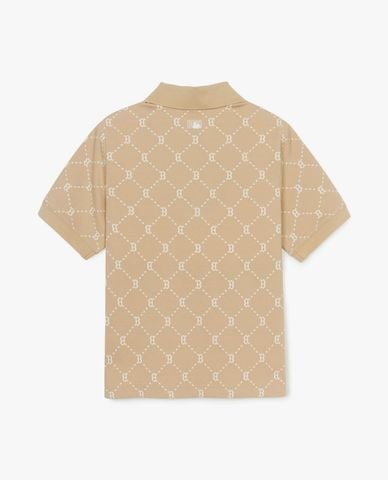 MLB - Áo polo nữ Dia Monogram Jacquard