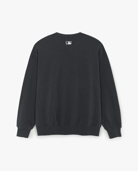 MLB - Áo sweatshirt nữ tay dài Vintage Letter Graphic Varsity