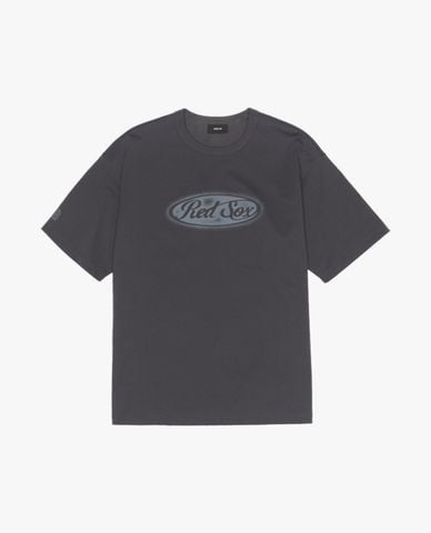 MLB - Áo thun unisex cổ tròn tay ngắn in logo
