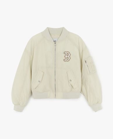 MLB - Áo khoác bomber nữ Basic Nylon