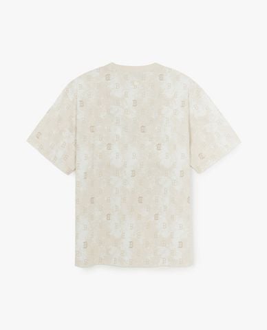 MLB - Áo thun unisex cổ tròn tay ngắn Monogram