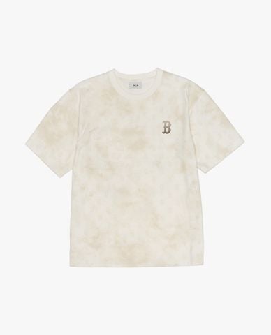 MLB - Áo thun unisex cổ tròn tay ngắn Monogram