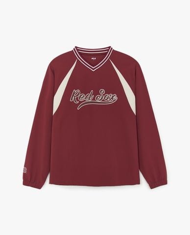 MLB - Áo sweatshirt unisex cổ V tay dài Varsity Sportive