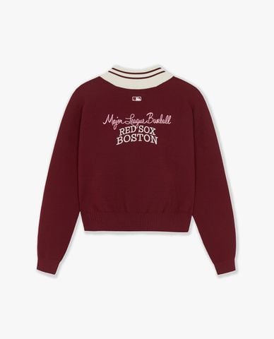 MLB - Áo sweatshirt nữ cổ cao tay dài Varsity