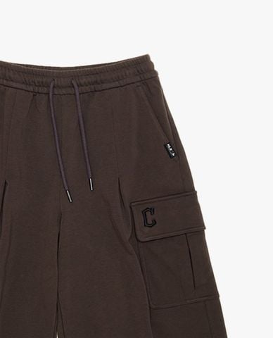 MLB - Quần short unisex ống rộng phối túi hộp