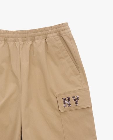 MLB - Quần short unisex ống rộng phối túi hộp