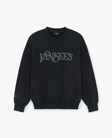 MLB - Áo sweatshirt unisex cổ tròn tay dài Varsity
