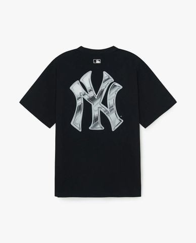 MLB - Áo thun unisex tay ngắn Basic Colorful Metal Logo