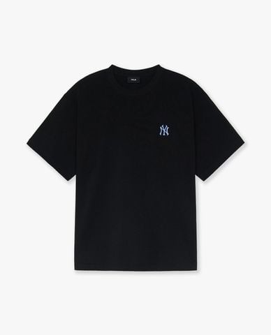 MLB - Áo thun unisex cổ tròn tay ngắn Varsity Cursive Over Fit