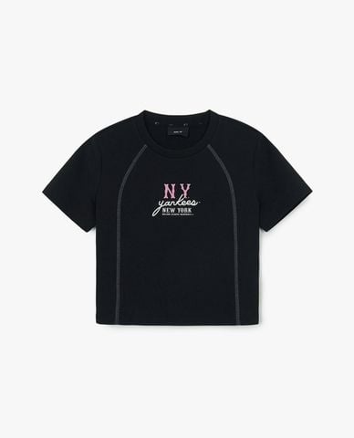MLB - Áo croptop nữ Basic Coopers Slim