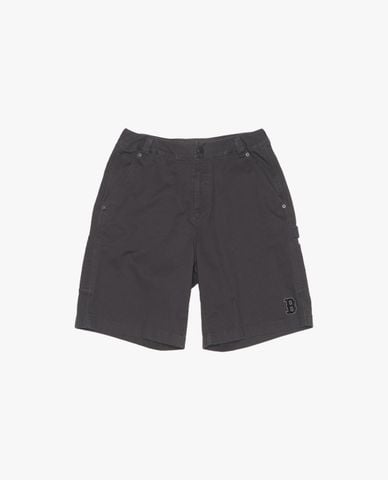 MLB - Quần short unisex ngang gối phối logo