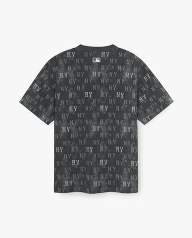 MLB - Áo thun unisex cổ tròn tay ngắn Monogram