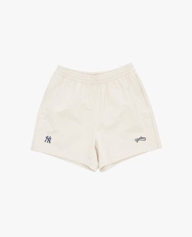 MLB - Quần short nữ ống rộng lưng thun Varsity Sportive