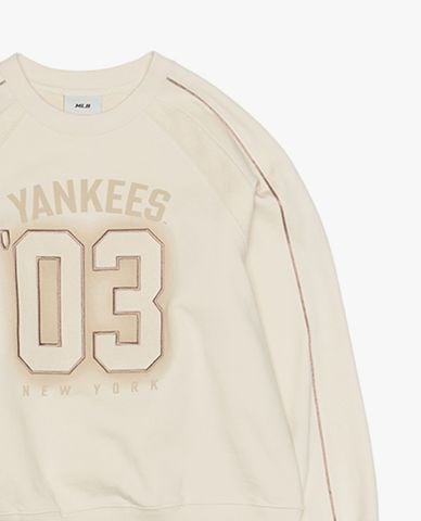 MLB - Áo sweatshirt unisex cổ tròn Varsity Sportive