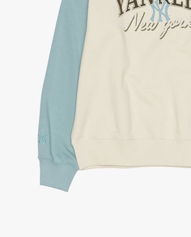 MLB - Áo sweatshirt unisex cổ tròn tay dài Varsity