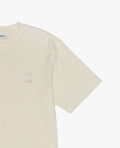 MLB - Áo thun unisex cổ tròn tay ngắn phối logo
