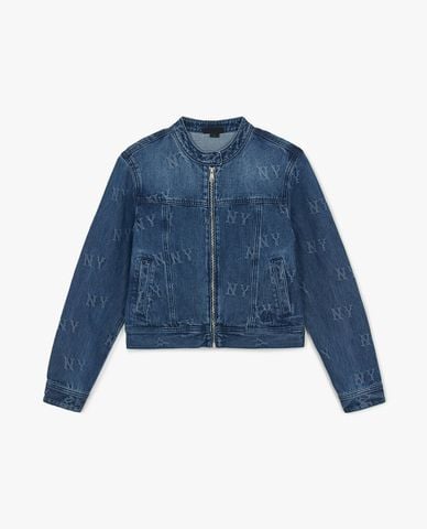 MLB - Áo khoác denim nữ Classic Random Monogram