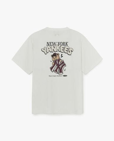 MLB - Áo thun unisex cổ tròn tay ngắn Mega Bear