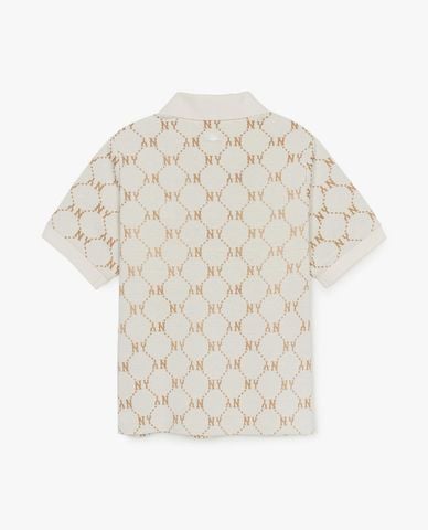 MLB - Áo polo nữ Dia Monogram Jacquard