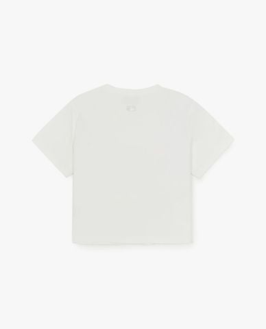 MLB - Áo croptop nữ cổ tròn tay ngắn Basic