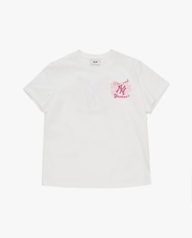 MLB - Áo thun unisex cổ tròn tay ngắn