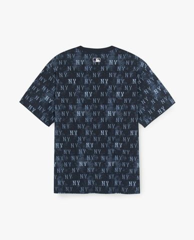 MLB - Áo thun unisex cổ tròn tay ngắn Monogram