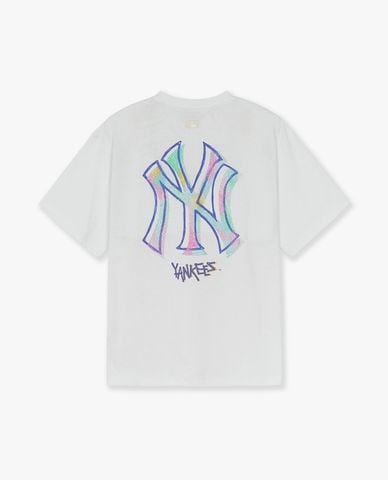 MLB - Áo thun unisex cổ tròn tay ngắn Summer Graphics