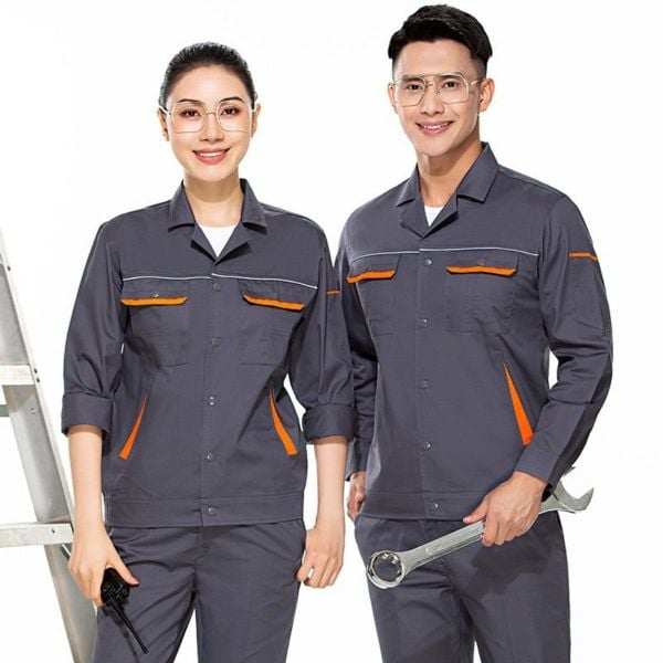 Quần áo chống bám dầu cho thợ máy