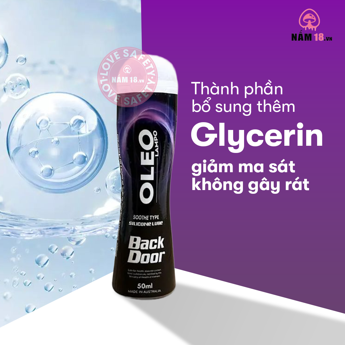 Gel Bôi Trơn Hậu Môn Oleo Lampo Back Door