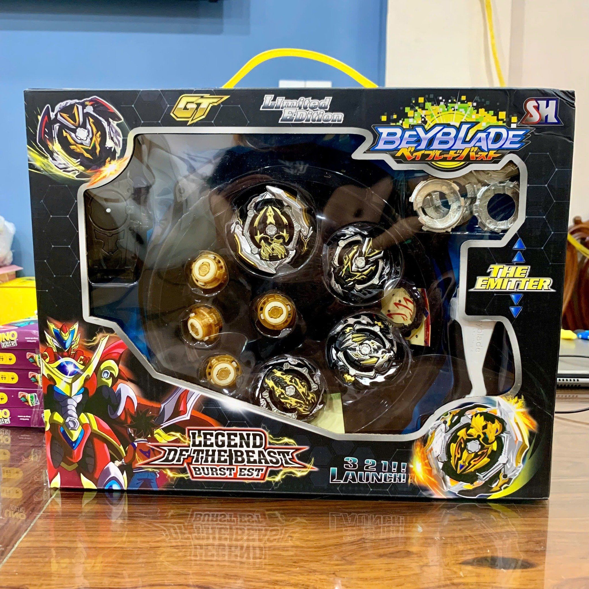 Đồ chơi vận động : Bộ đồ chơi con quay Beyblade Burst tốc độ kèm sàn chơi siêu hấp dẫn, No. 3366