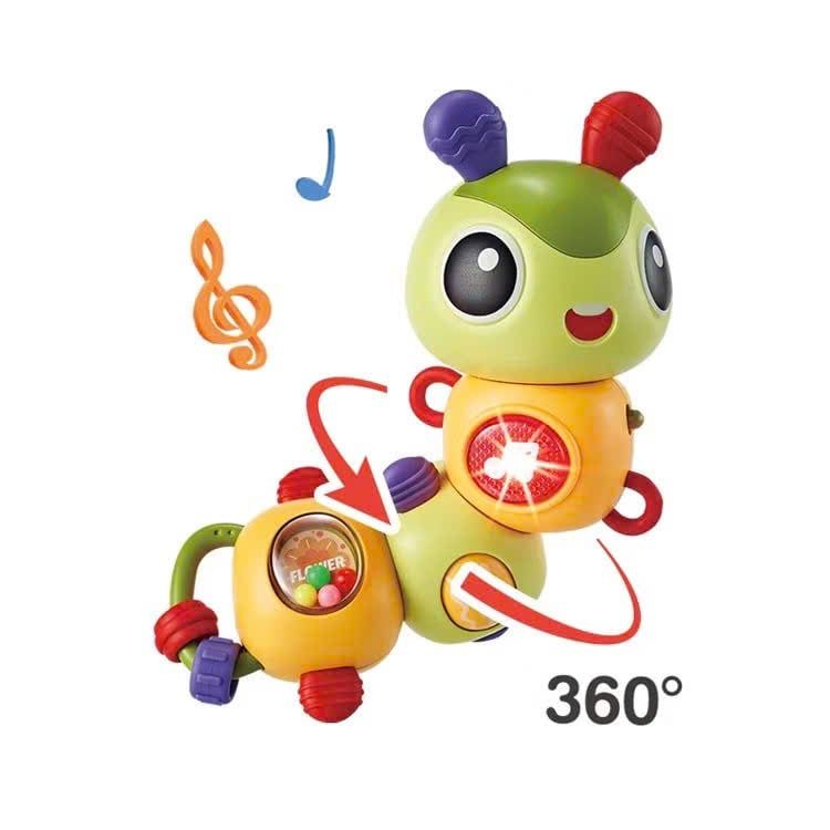 Đồ chơi vận động : Đồ Chơi Con Sâu Âm Nhạc Cho Bé – Baby Insects Có Đèn & Nhạc, 18m+, No. 503-15