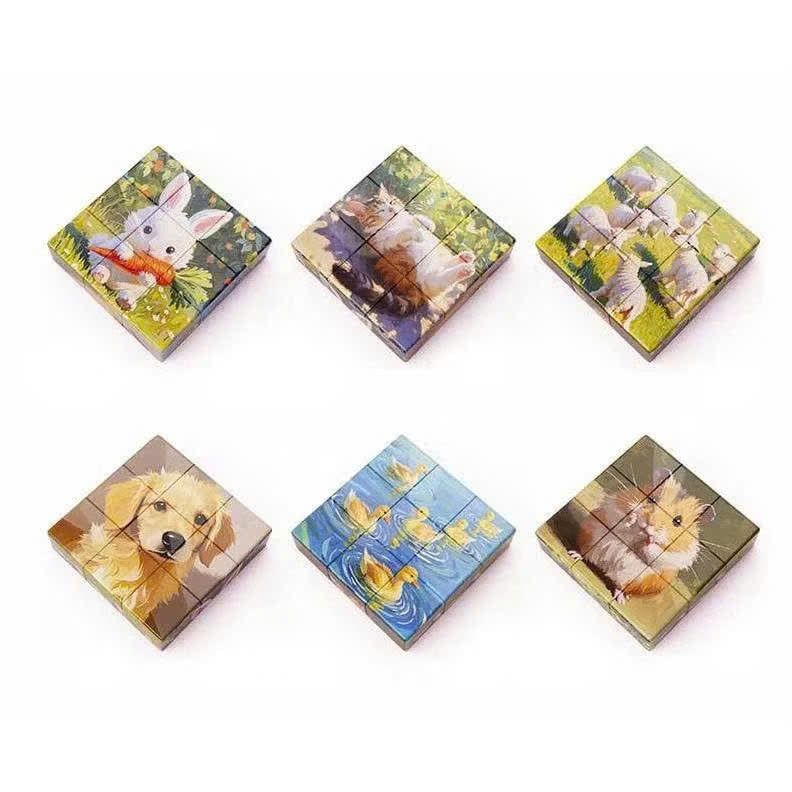 Đồ chơi xếp hình : Khối nam châm từ tính 6 mẫu khác nhau, khối 3D siêu thú vị cho bé, No. JM850-57
