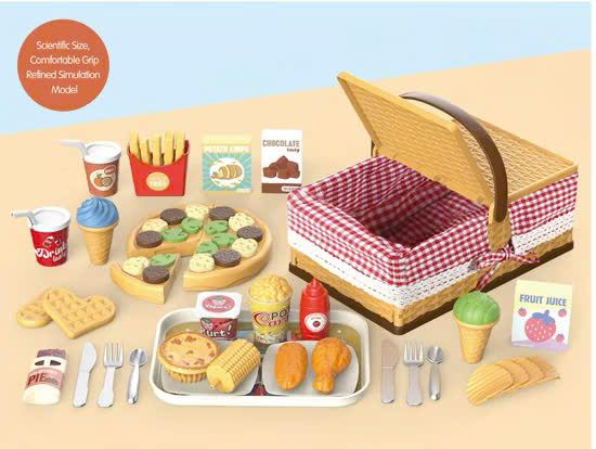 Đồ chơi nhập vai : Bộ Đồ Chơi Giả Lập Tiệc Dã Ngoại Delicious Party Set, 3ages+, No. LY8620